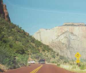 A common sign on Route 9